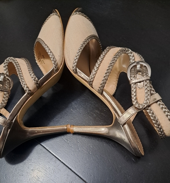 Tahari Lima Sling Back Heeled Sandals   Size 10M - Picture 10 of 14